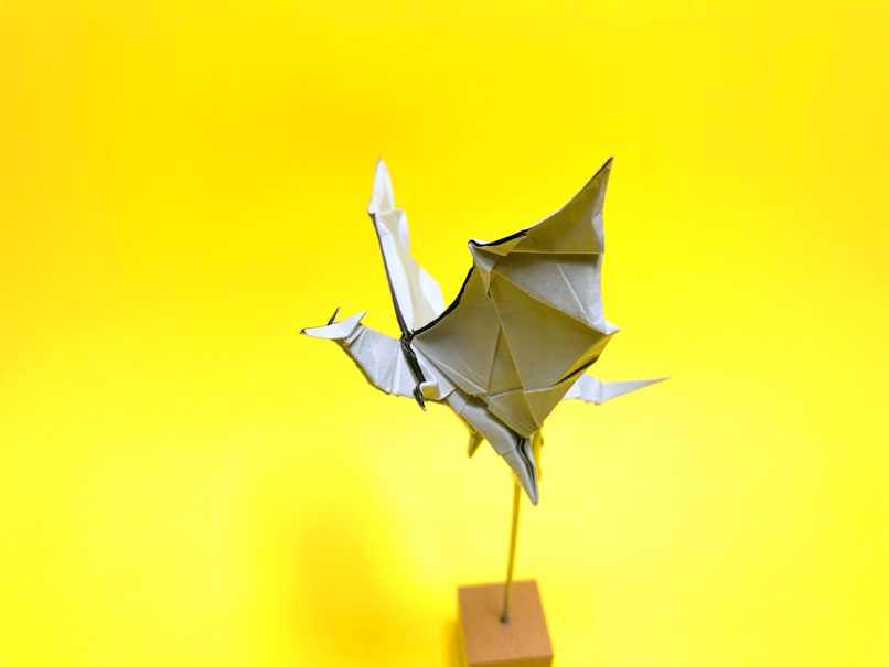 モンハンの折り紙　クシャルダオラ（鋼龍・風翔龍）の簡単な作り方3（ドラゴン36）～How to make an easy origami Kushala Daora(Monster Hunter）（dragon）～