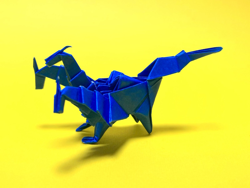 ドラゴンの折り紙　ヒドラ（ヒュドラ）の簡単な作り方2～How to make an easy origami hydra～