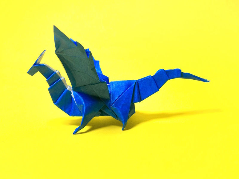 折り紙　ドラゴンの簡単な作り方44～How to make an easy origami dragon～