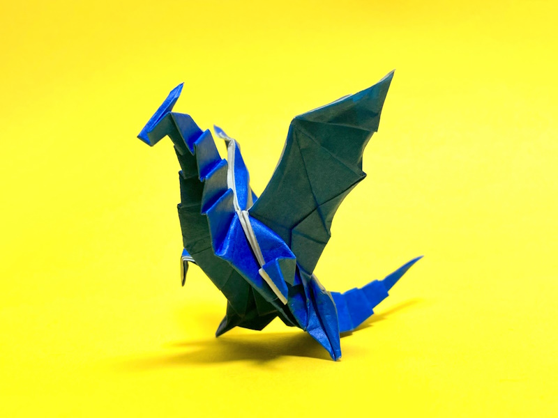 折り紙　ドラゴンの簡単な作り方45～How to make an easy origami dragon～