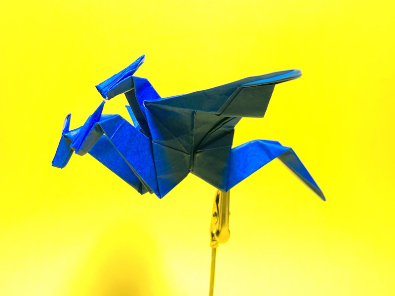 折り紙　折り鶴ドラゴン三頭龍の簡単な作り方～How to make an easy origami paper crane dragonthree headed dragon～