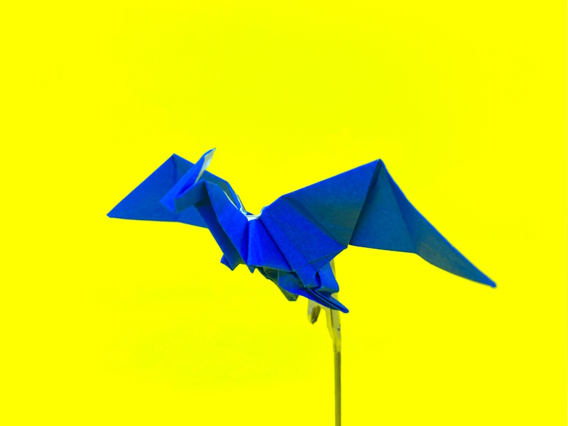 折り紙　ワイバーンの簡単な作り方6（ドラゴン50）～How to make an easy origami wyvern（dragon）～
