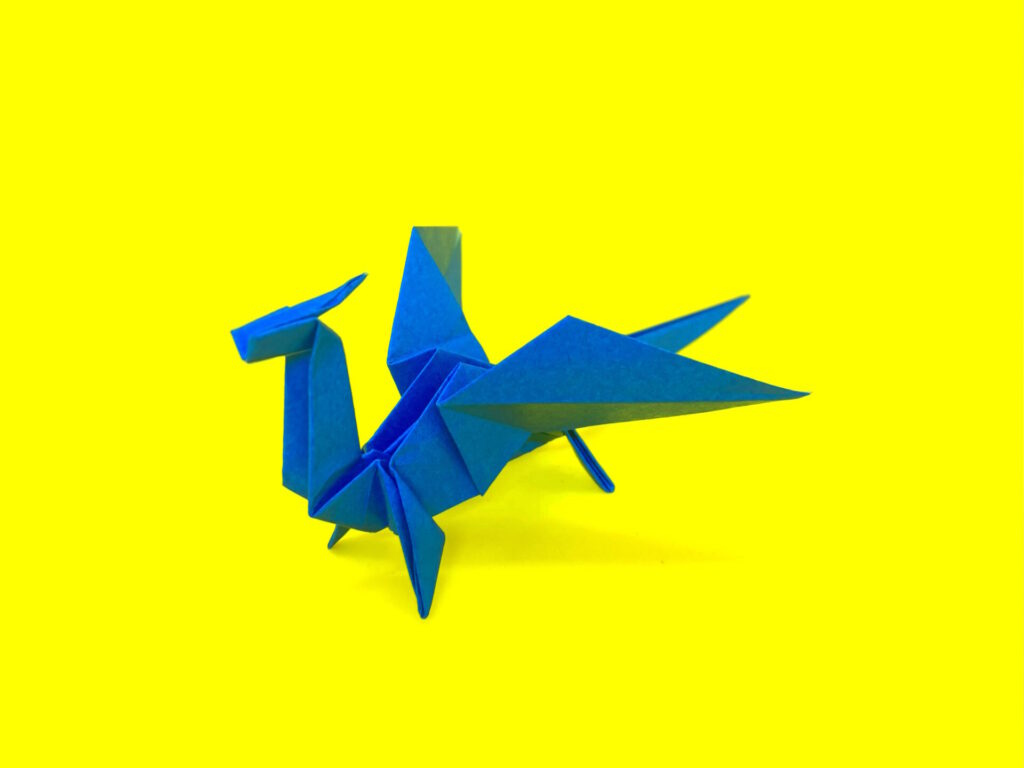 折り紙　ドラゴンの簡単な作り方56～How to make an easy origami dragon～