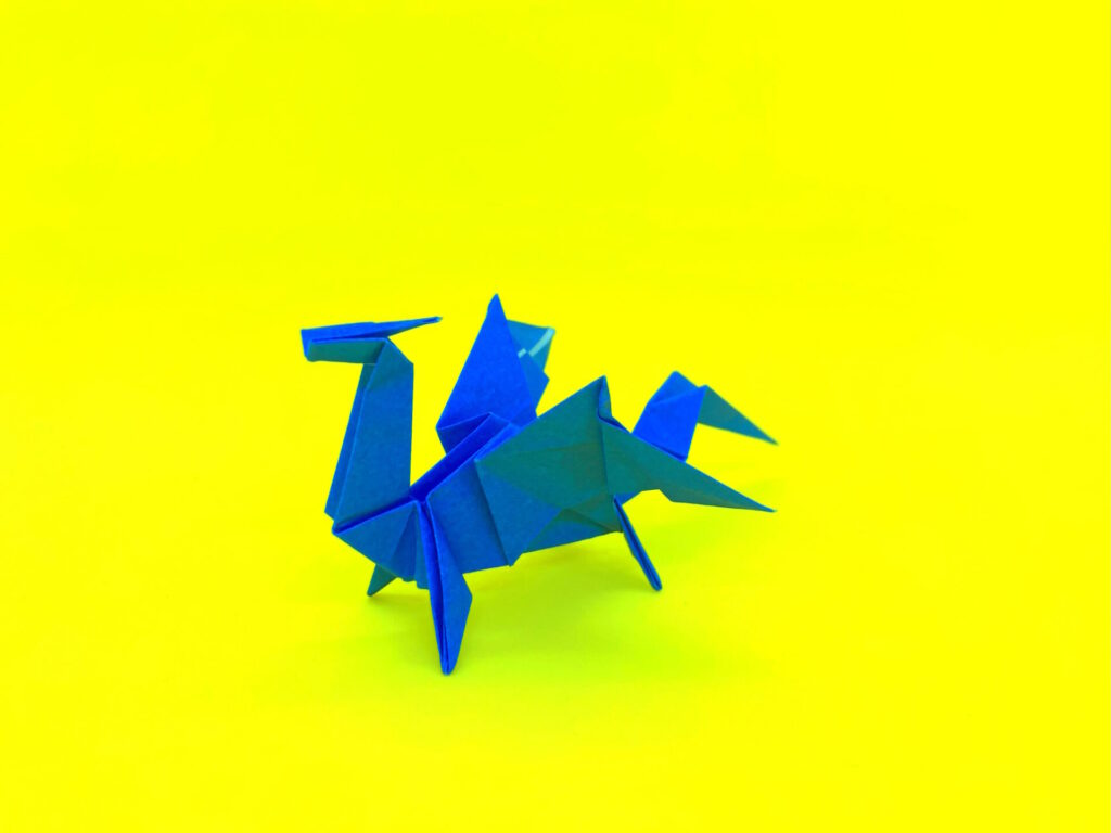 折り紙　ドラゴンの簡単な作り方57～How to make an easy origami dragon～