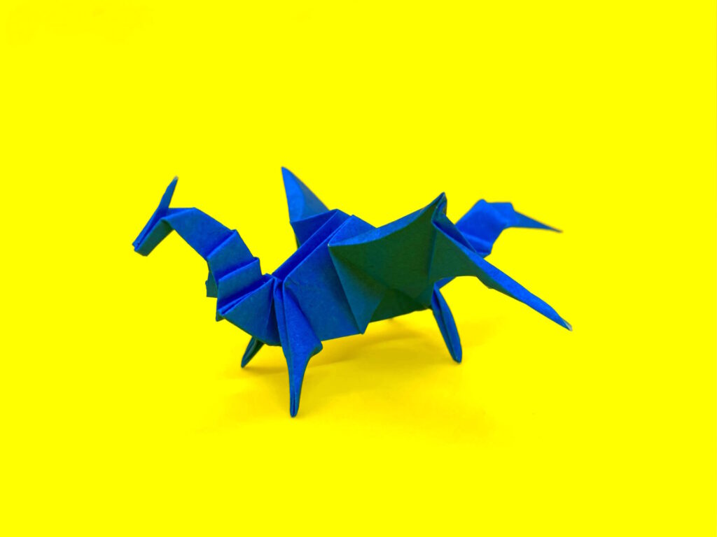 折り紙　ドラゴンの簡単な作り方58～How to make an easy origami dragon～