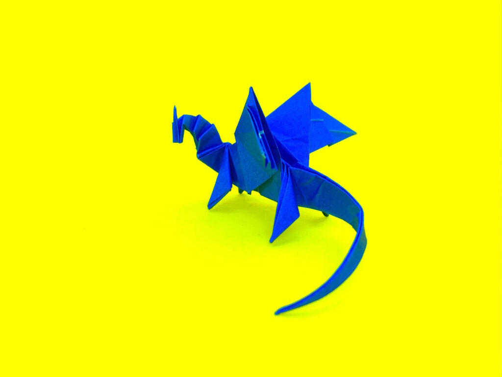 折り紙　ドラゴンの簡単な作り方60～How to make an easy origami dragon～