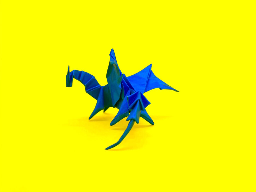 折り紙　ドラゴンの簡単な作り方62～How to make an easy origami dragon～