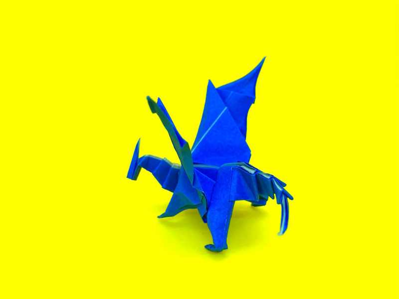 折り紙　ドラゴンの簡単な作り方63～How to make an easy origami dragon～