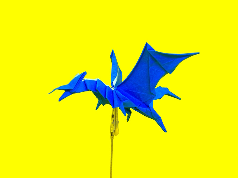 折り紙　ドラゴンの簡単な作り方73～How to make an easy origami dragon～