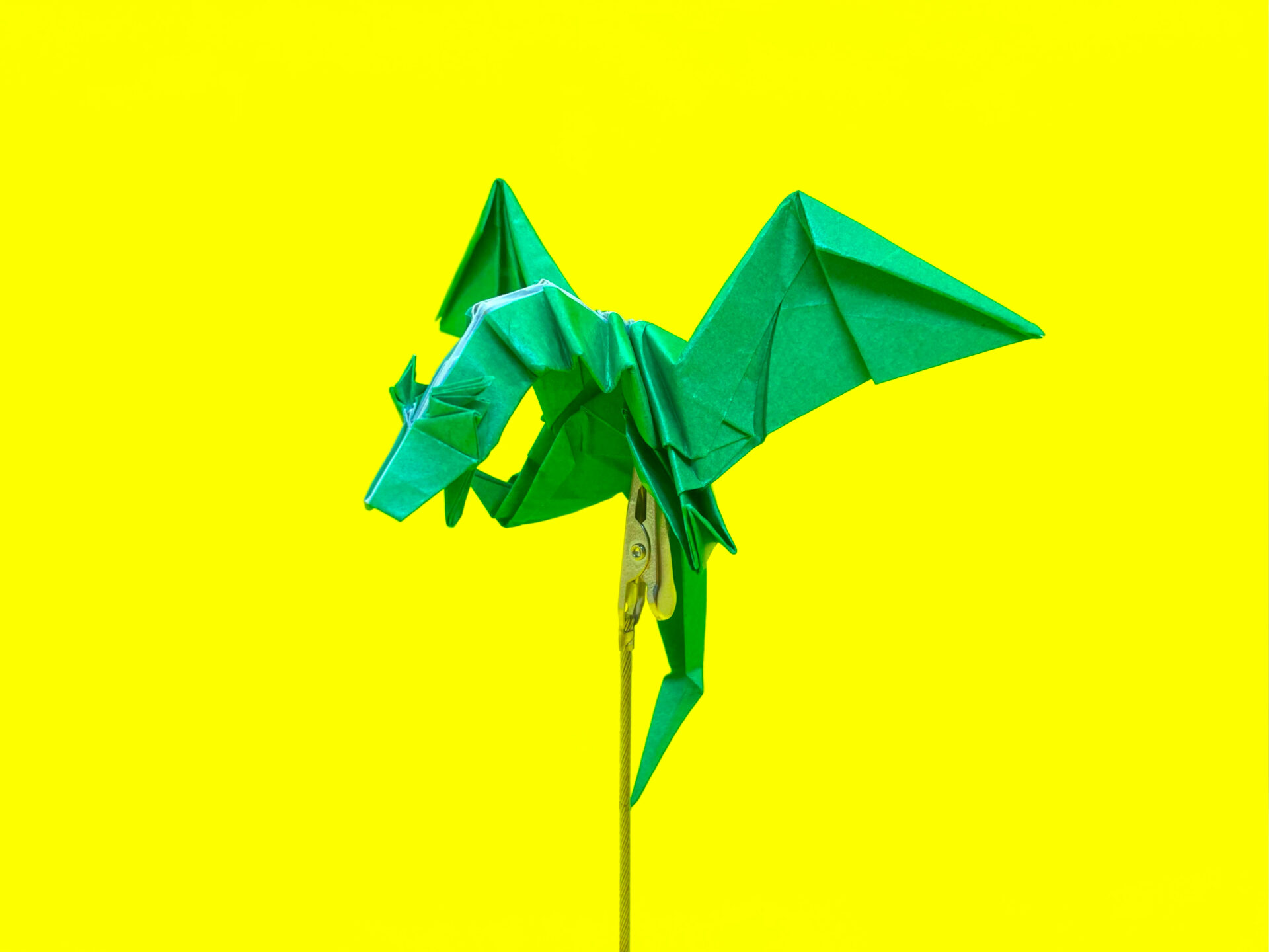 モンハンの折り紙 リオレイア(雌火竜)の簡単な作り方(ドラゴン86)~How to make an easy origami RathianMonster Hunter)(dragon)~