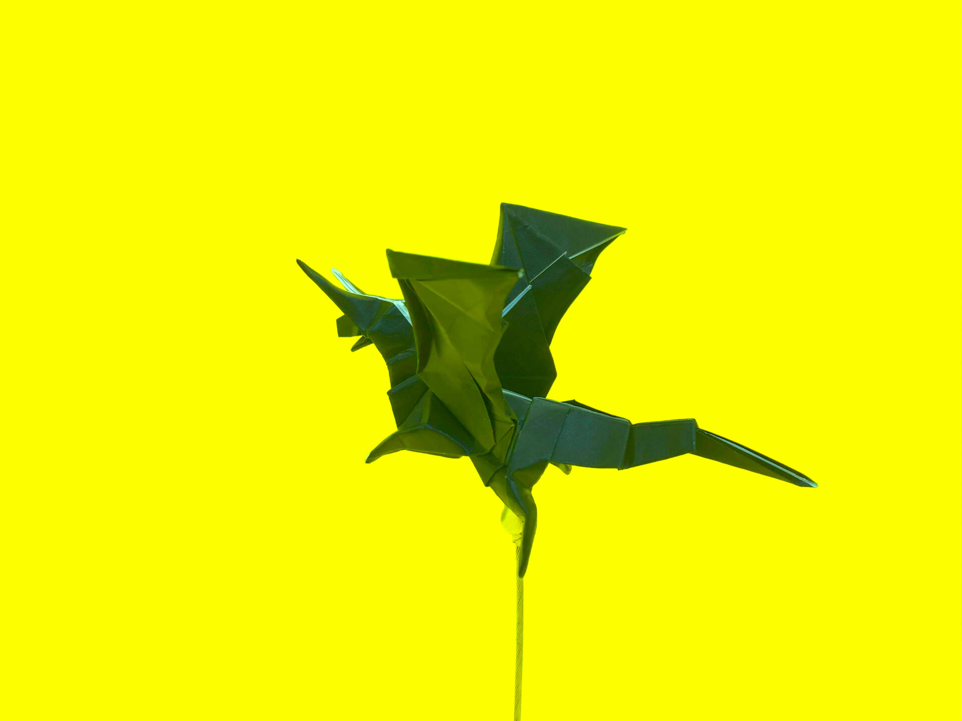 モンハンの折り紙 アルバトリオン(煌黒龍)の簡単な作り方6(ドラゴン85)~How to make an easy origami Alatreon(Monster Hunter)(dragon)~
