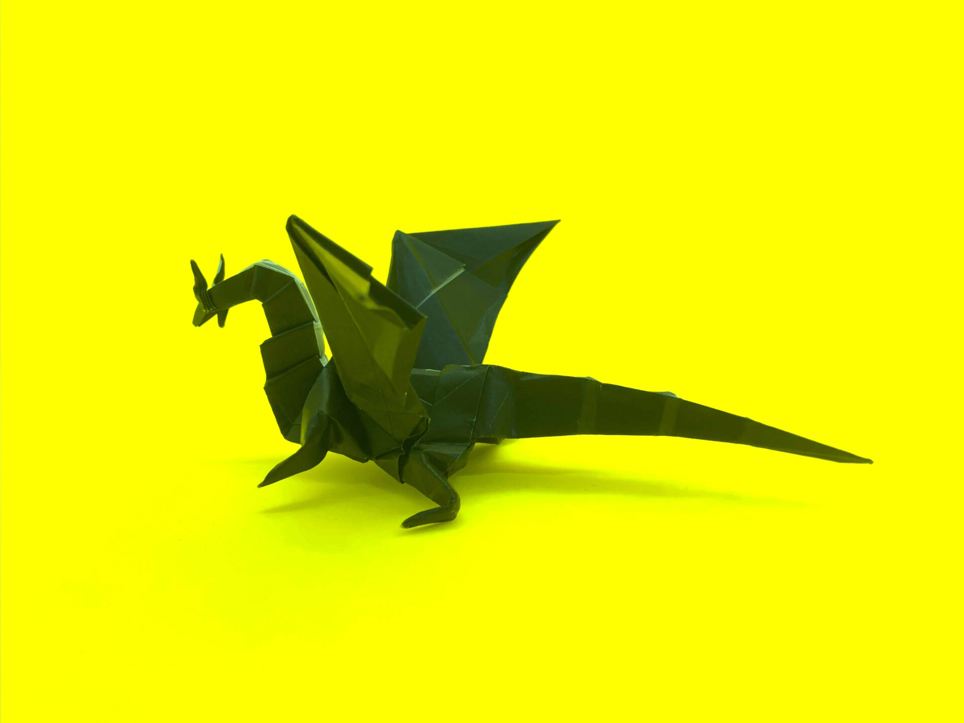モンハンの折り紙 ミラボレアス(黒龍・邪龍)の簡単な作り方10(ドラゴン88)~How to make an easy origami Miraboreas(Monster Hunter)~