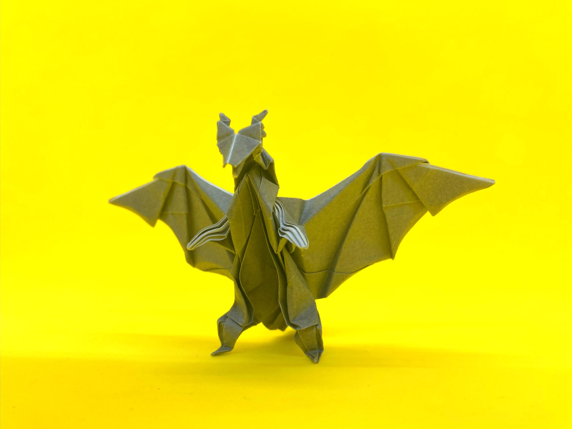 モンハンの折り紙 クシャルダオラ5(鋼龍・風翔龍)の簡単な作り方(ドラゴン94)~How to make an easy origami Kushala Daora(Monster Hunter)~