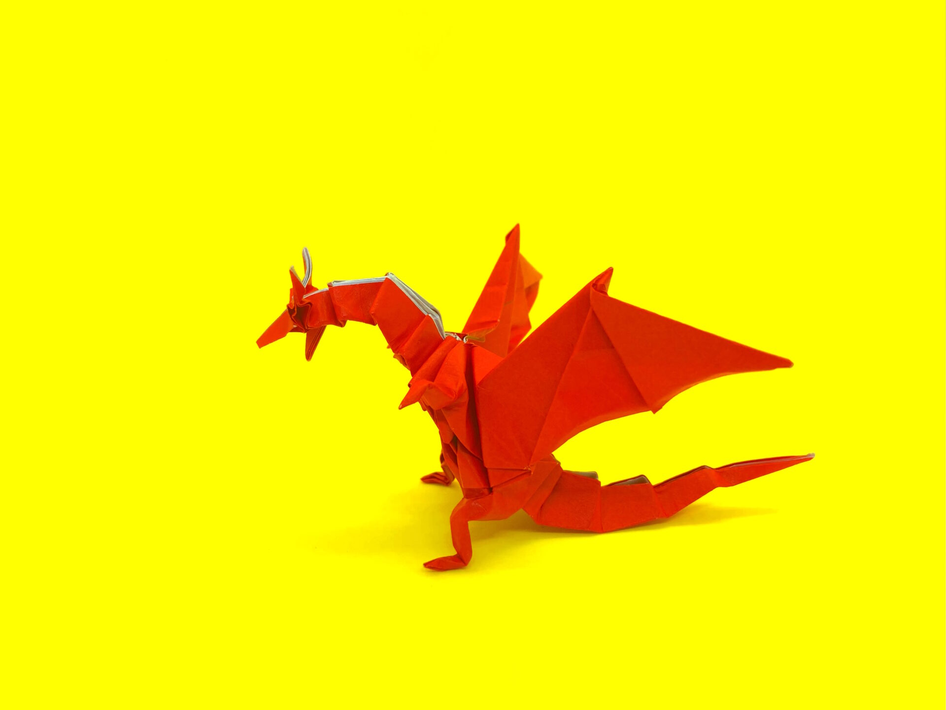 モンハンの折り紙 ムフェトジーヴァ(赤龍)の簡単な作り方3(ドラゴン98)~How to make an easy origami Safi'jiiva(Monster Hunter)(dragon)