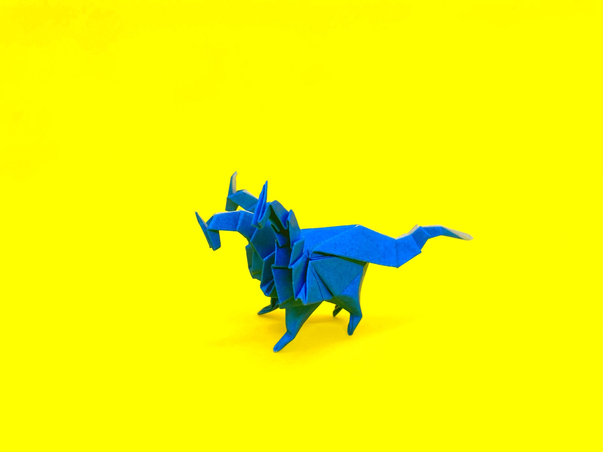 ドラゴンの折り紙 ヒドラ(ヒュドラ)の簡単な作り方5~How to make an easy origami hydra~