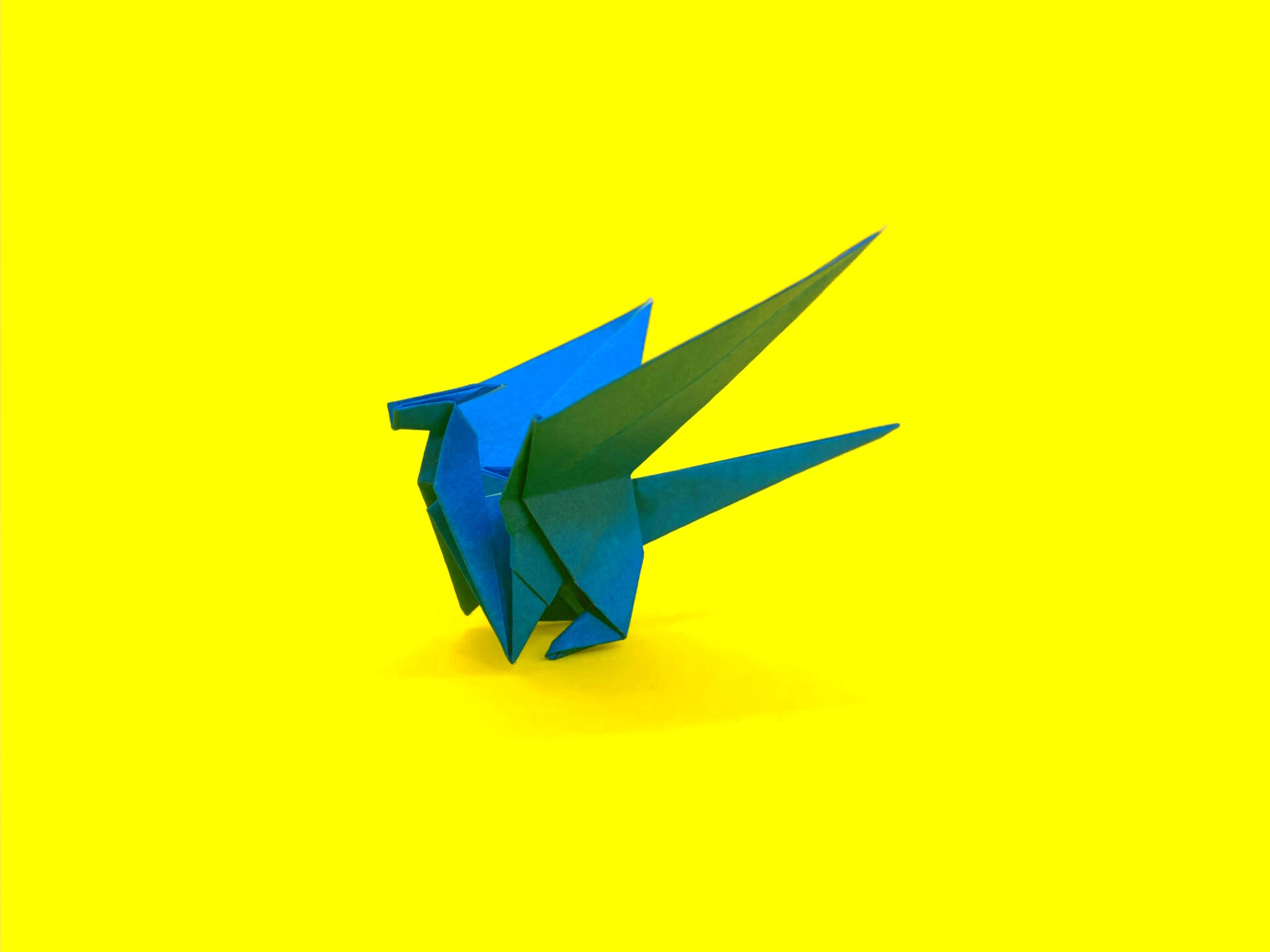 折り紙 ドラゴンの簡単な作り方100~How to make an easy origami dragon~