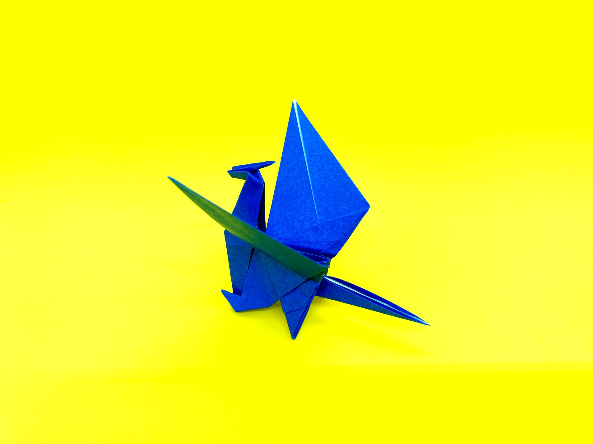 折り紙 ドラゴンの簡単な作り方103~How to make an easy origami dragon~