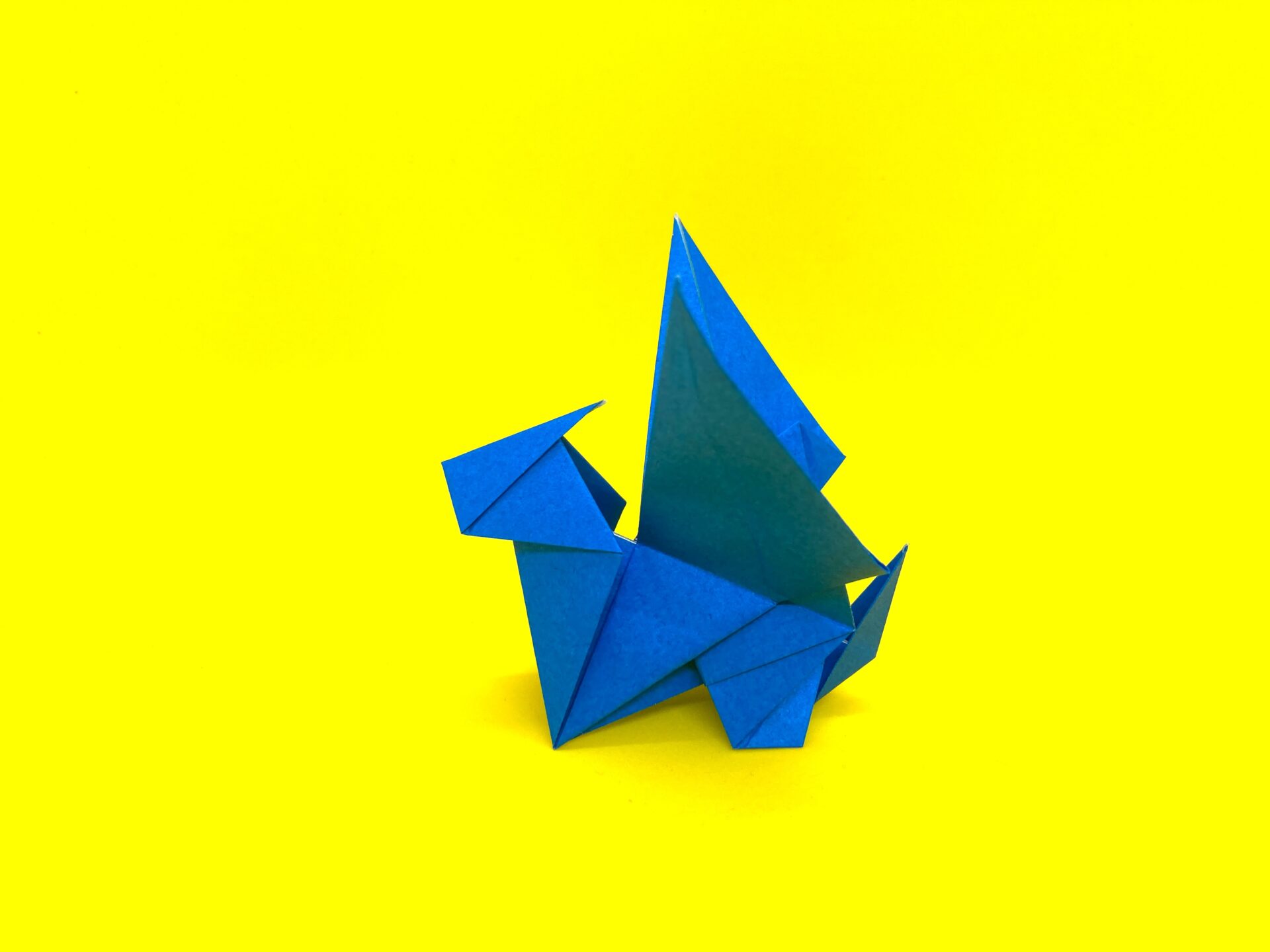 折り紙 ベビードラゴンの簡単な作り方2~How to make an easy origami baby dragon~
