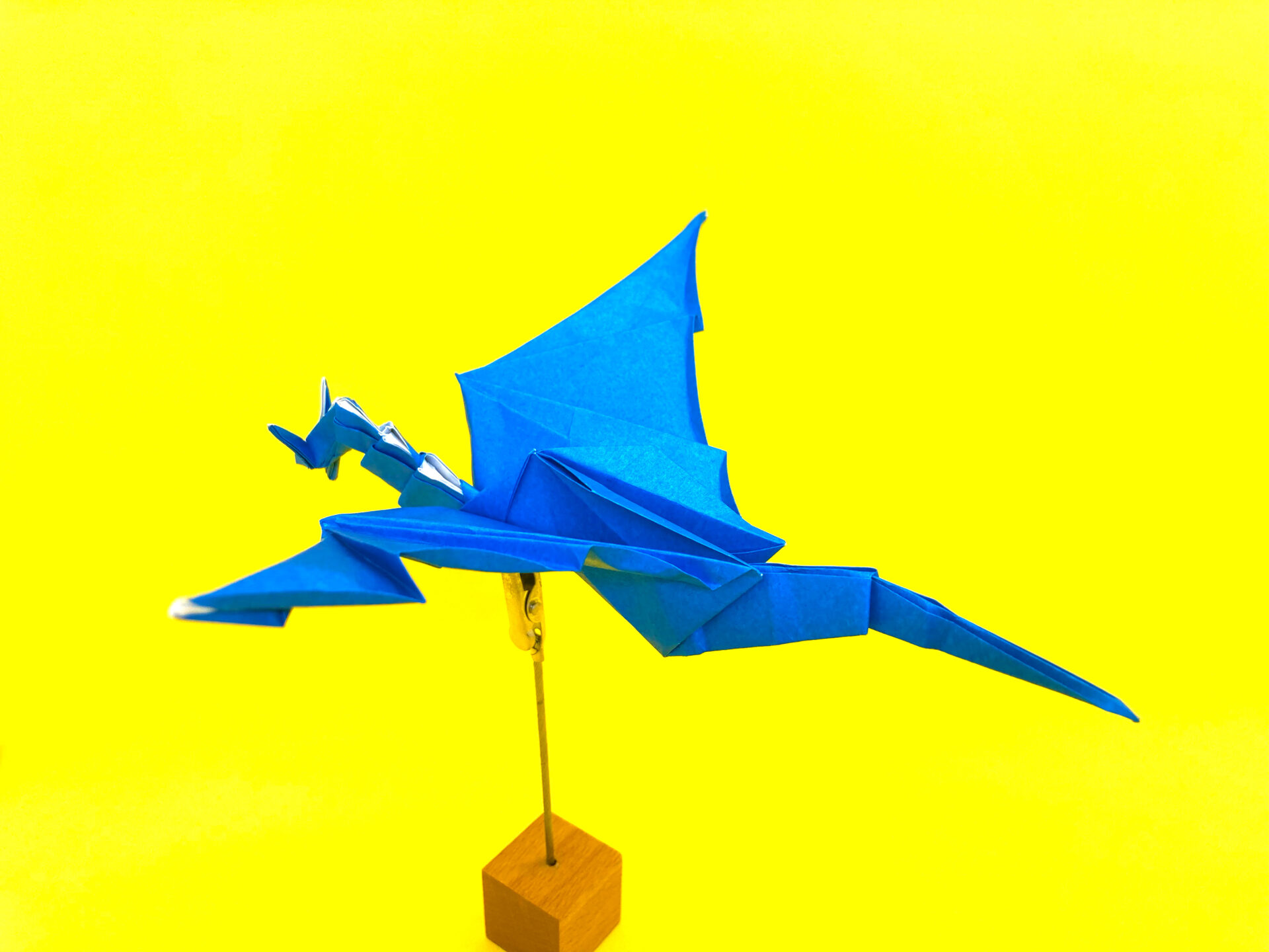 折り紙 羽ばたくドラゴンの簡単な作り方4~How to make an easy origami flapping dragon~