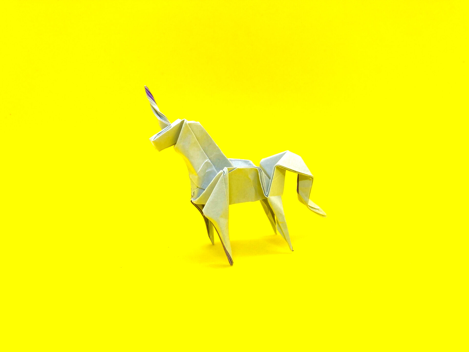 折り紙　ユニコーンの簡単な作り方2～How to make an easy origami unicorn～