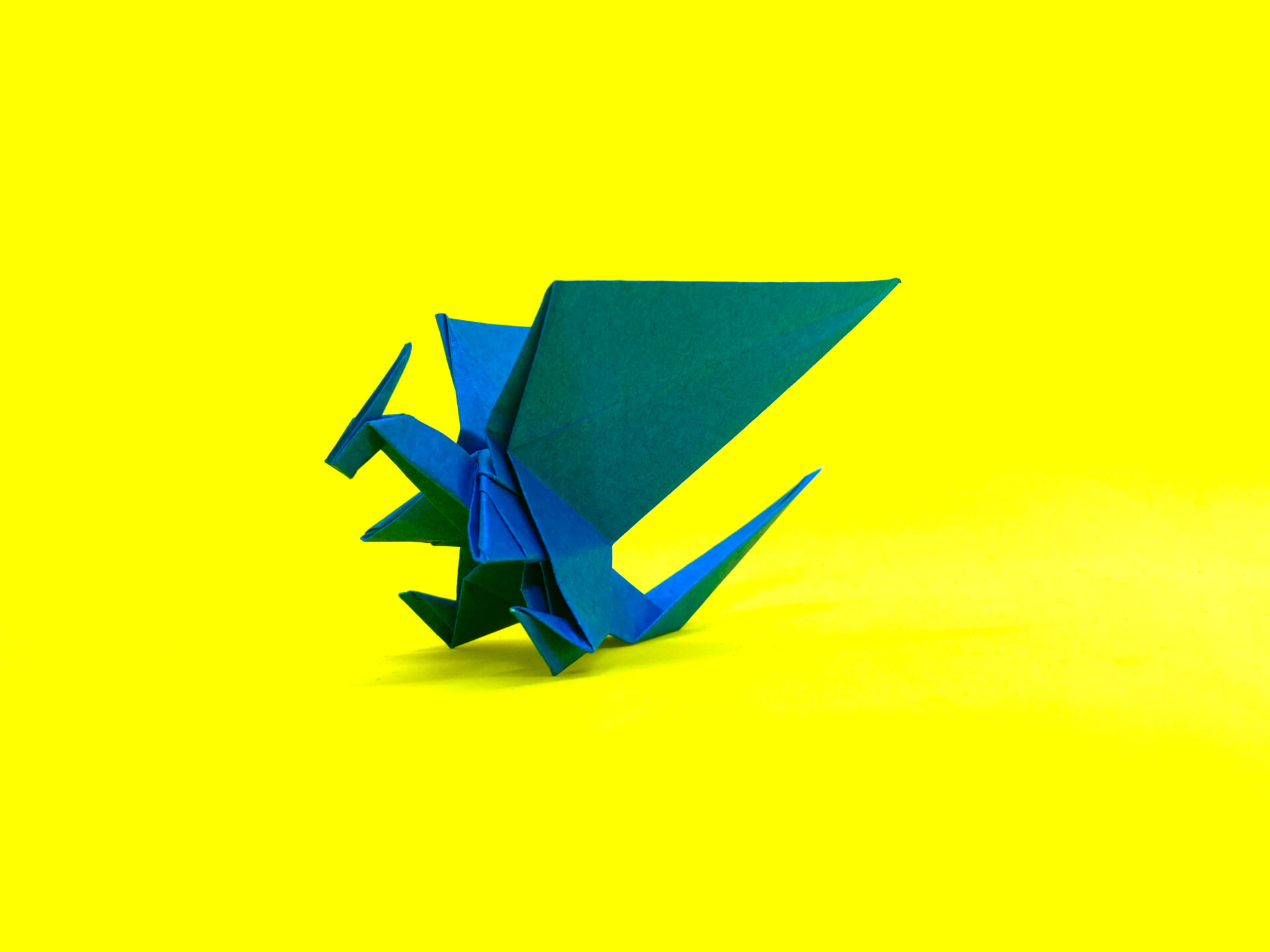 折り紙 ドラゴンの簡単な作り方109~How to make an easy origami dragon~