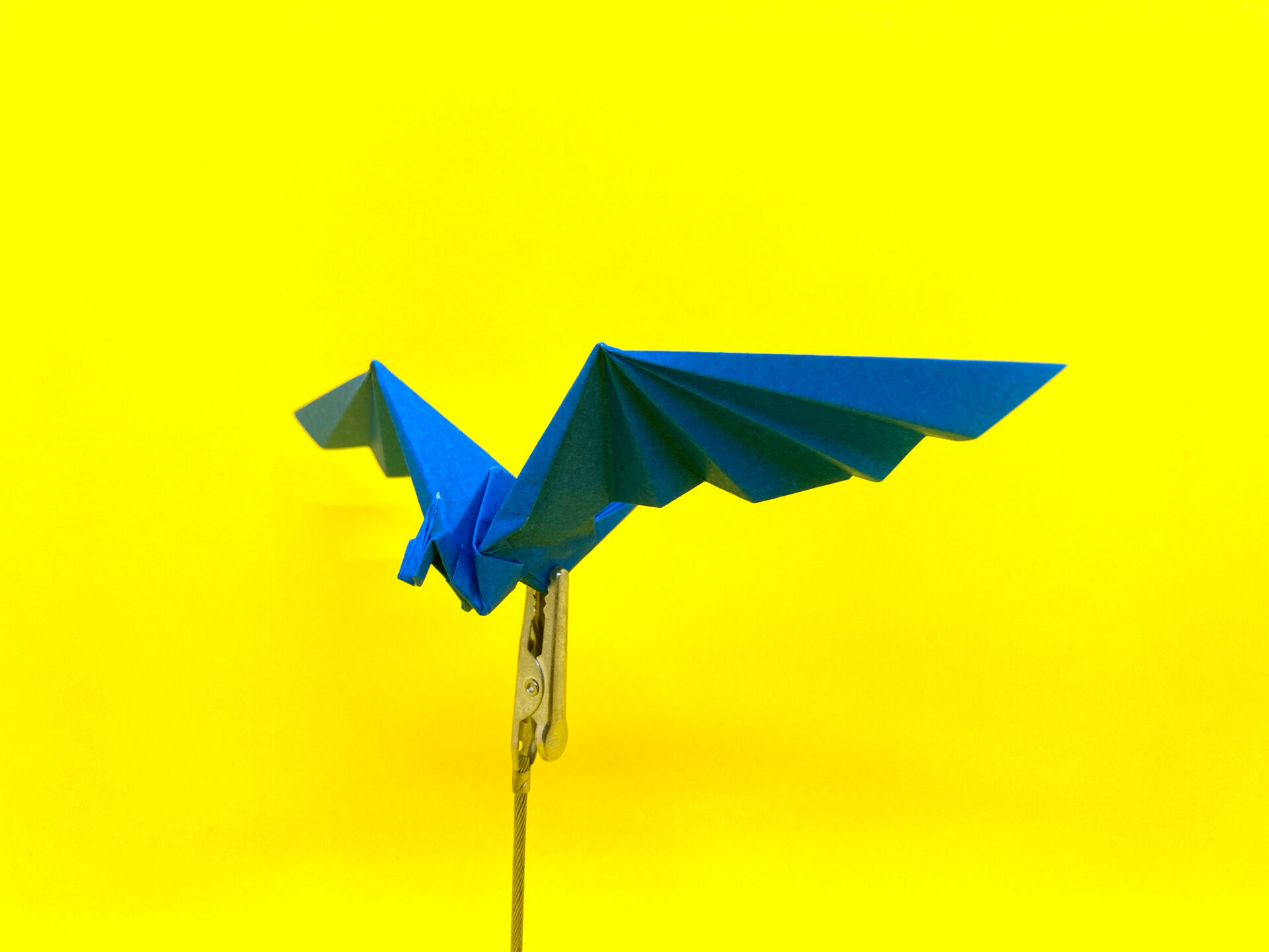 折り紙 大きな翼のドラゴン飛竜の簡単な作り方11~How to make an easy origami big winged dragon(Flying dragon)~
