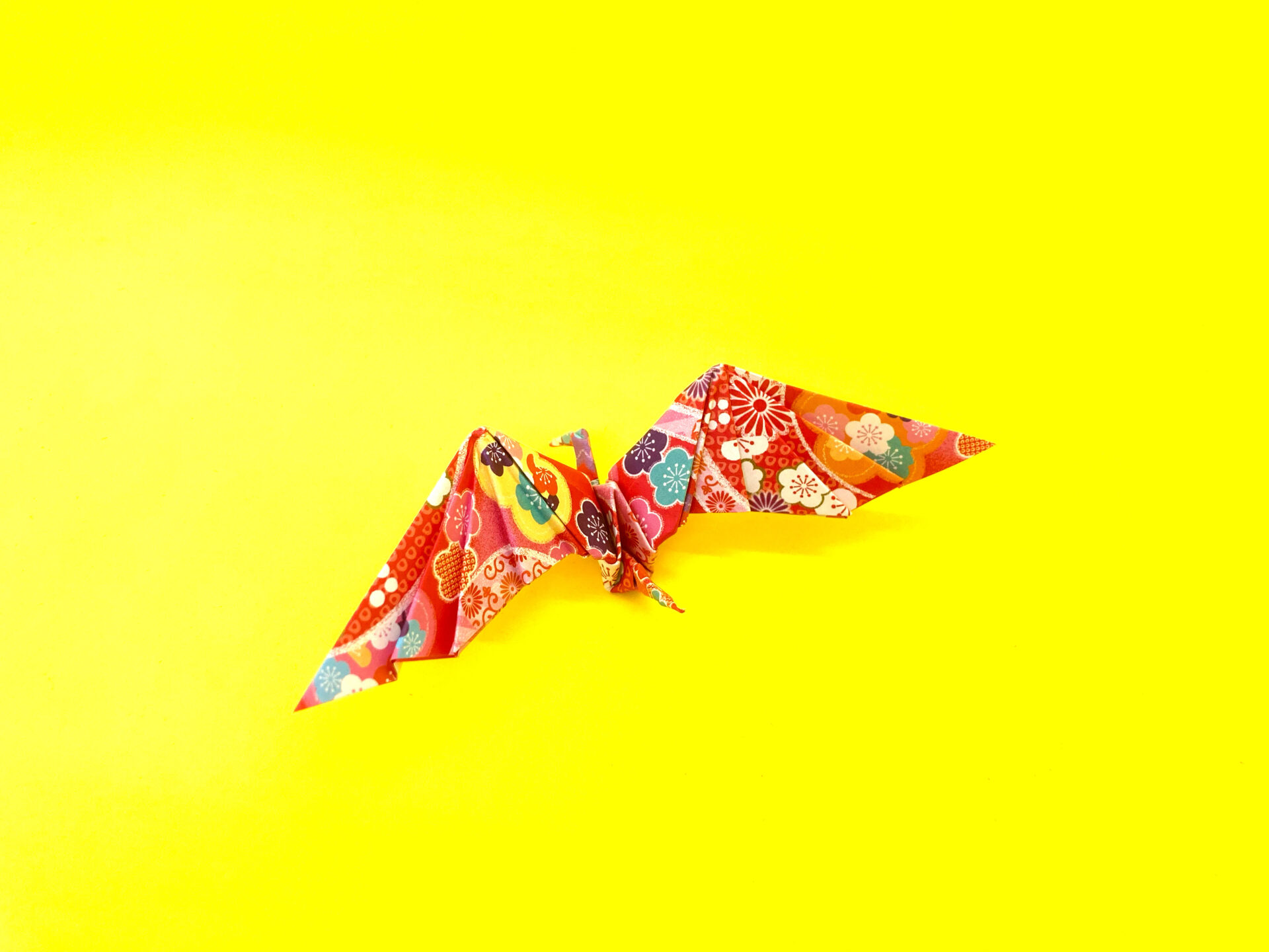 折り紙　大きな翼の折り鶴の簡単な作り方3～How to make an easy origami big winged paper crane～