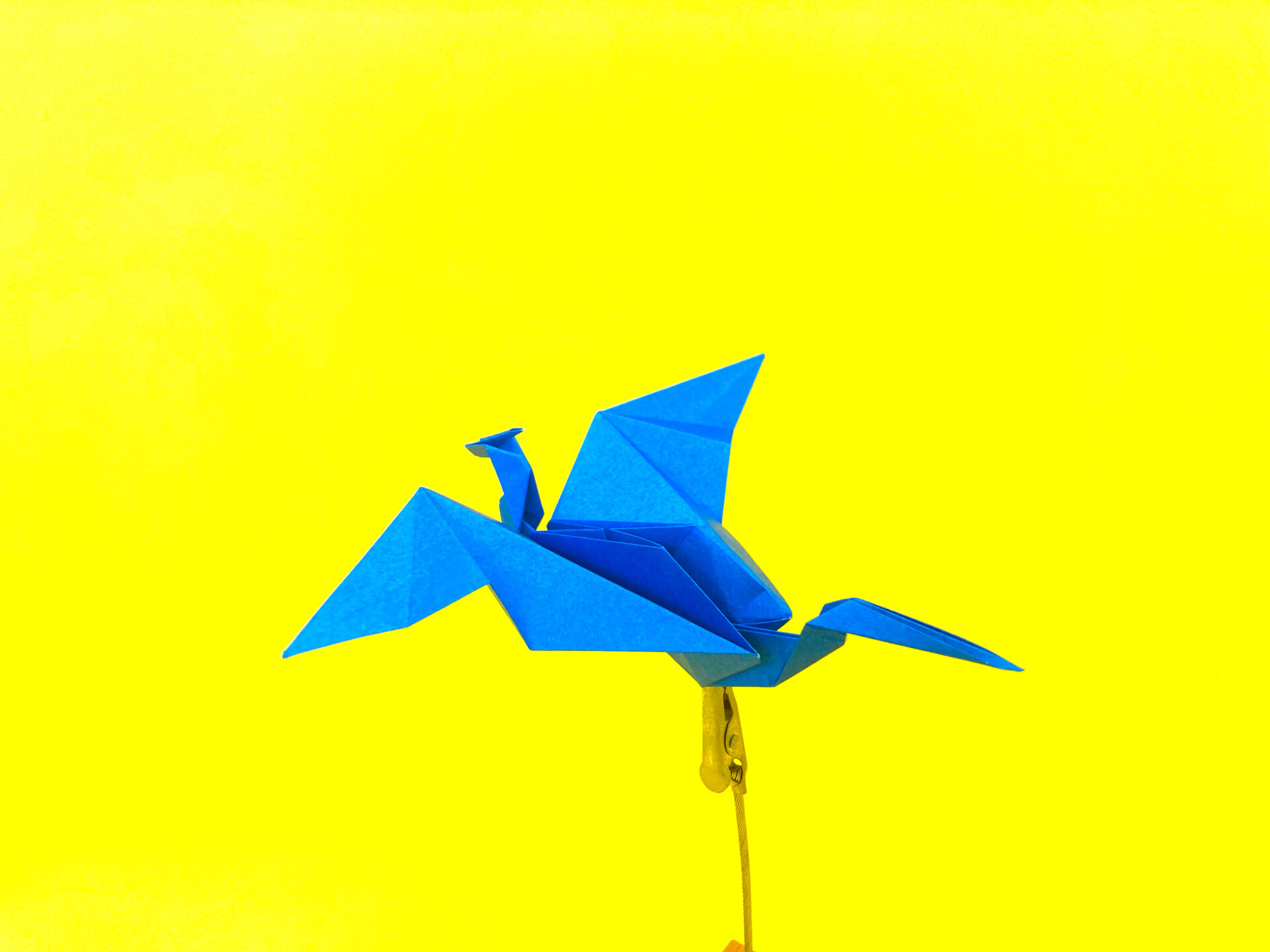 折り紙　羽ばたくドラゴンの簡単な作り方6～How to make an easy origami flapping dragon～