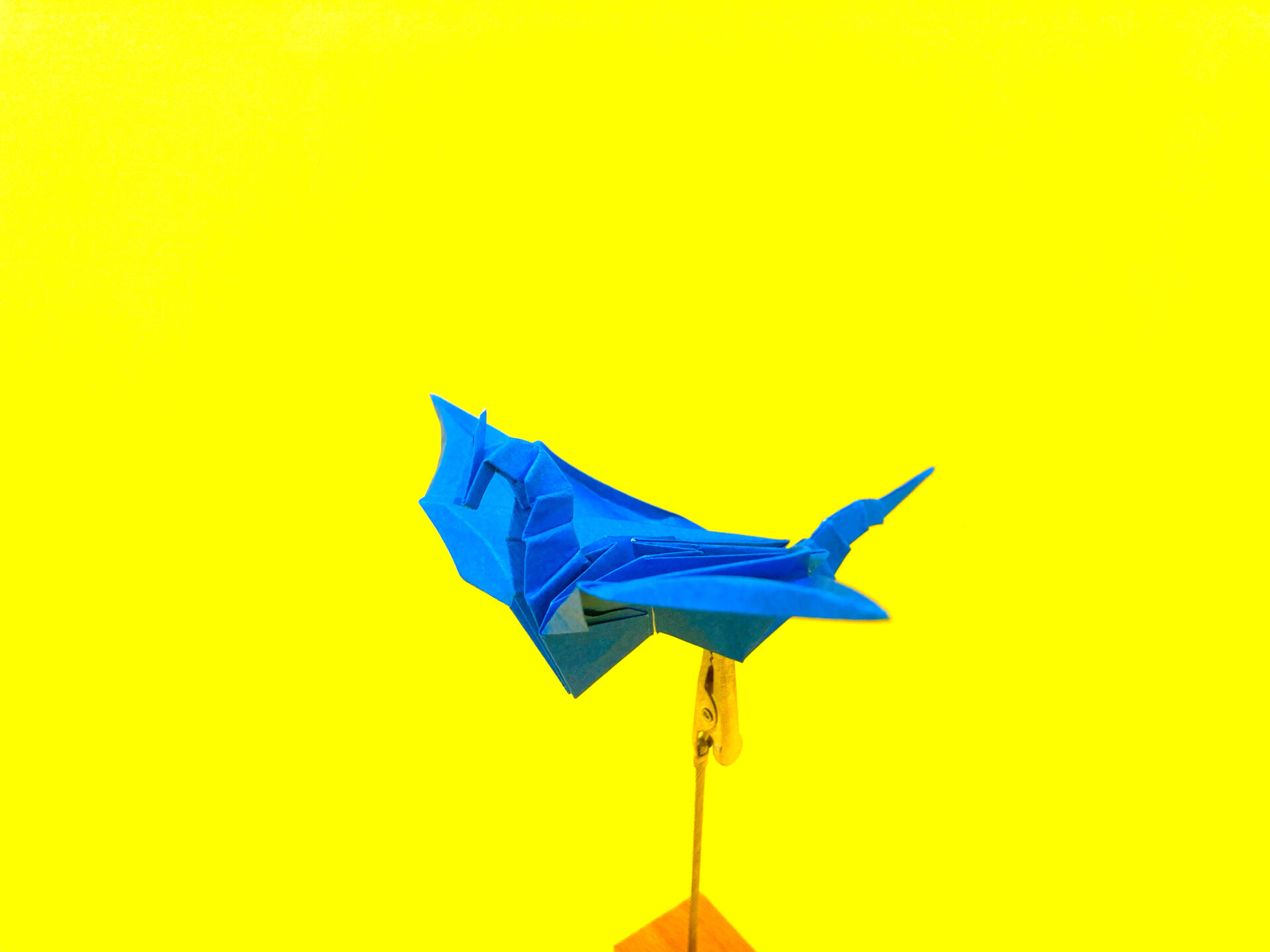 折り紙　羽ばたくドラゴンの簡単な作り方7～How to make an easy origami flapping dragon～