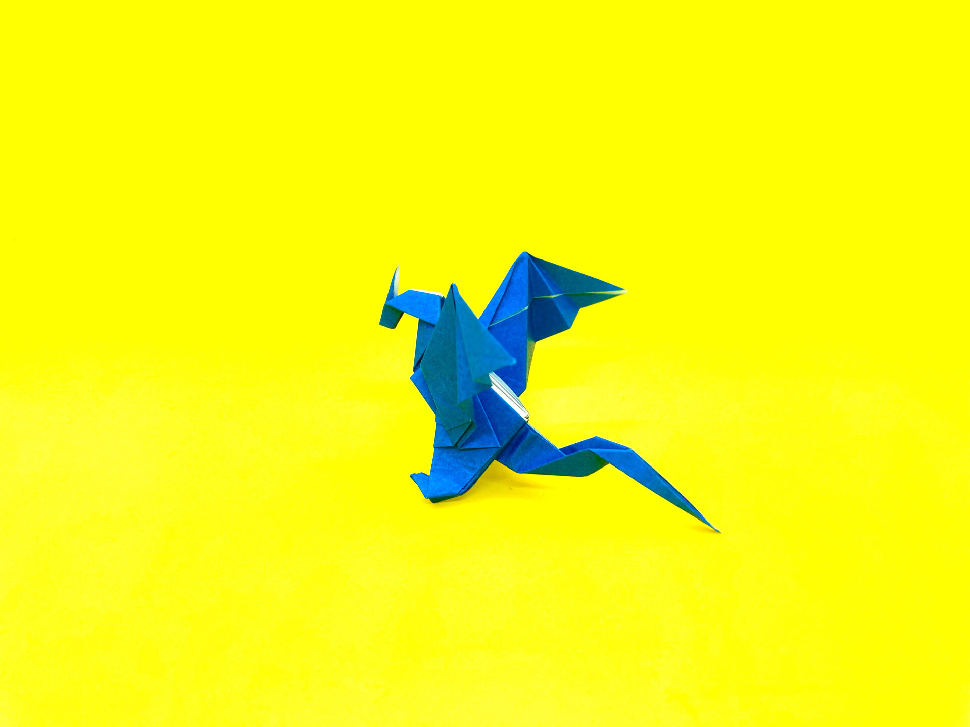 折り紙　ワイバーンの簡単な作り方14（ドラゴン122）～How to make an easy origami wyvern（dragon）～