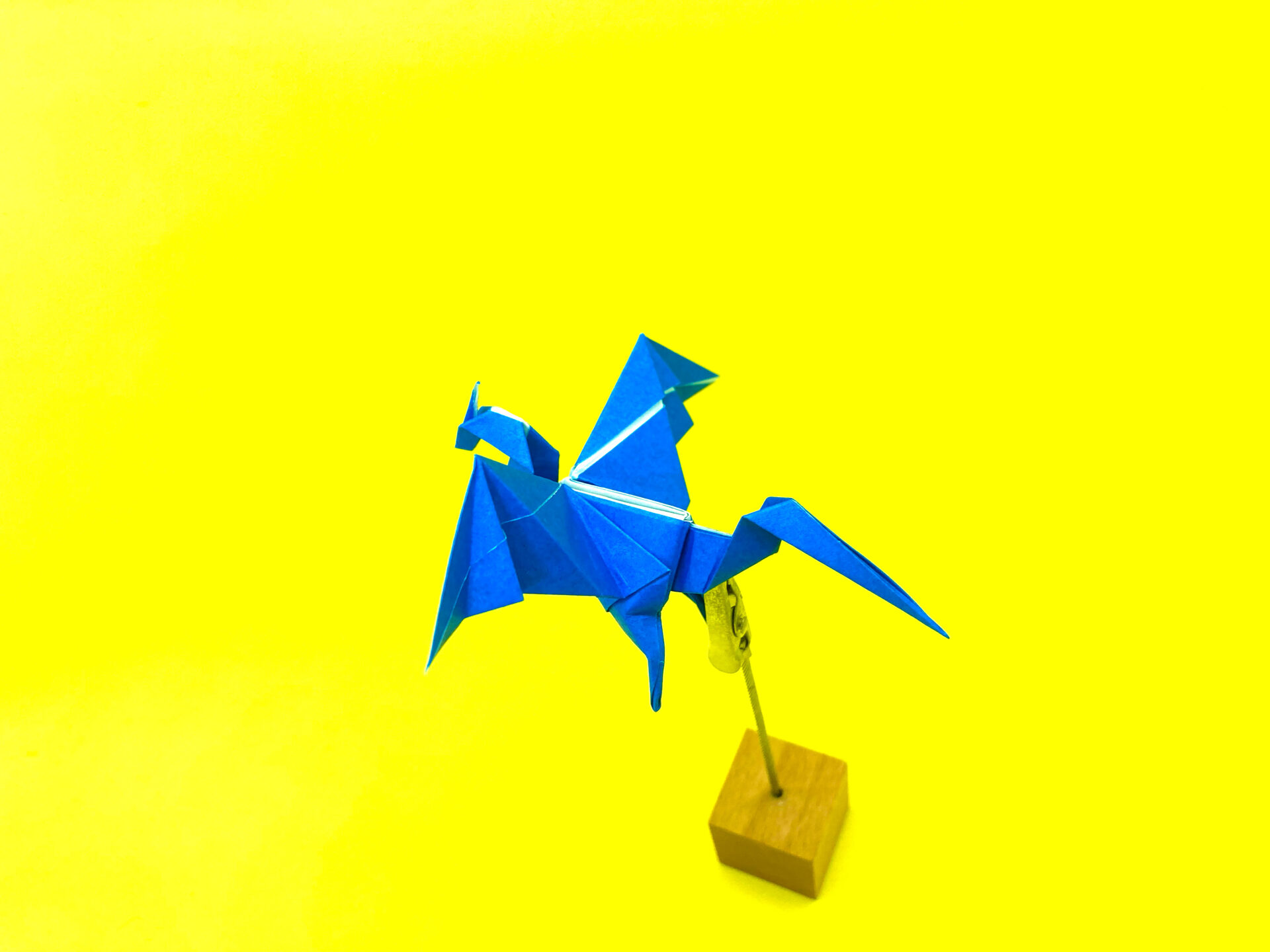 折り紙　ワイバーンの簡単な作り方15（ドラゴン123）～How to make an easy origami wyvern（dragon）～