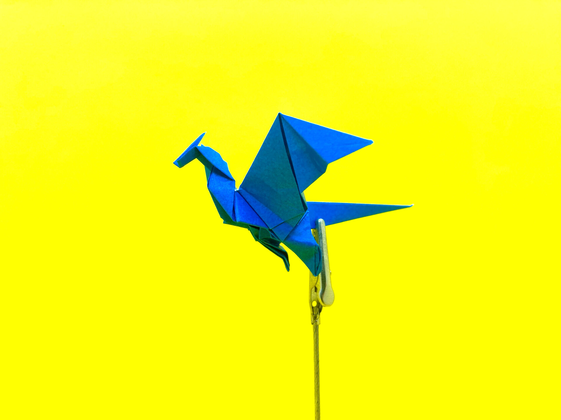 折り紙　ワイバーンの簡単な作り方16（ドラゴン124）～How to make an easy origami wyvern（dragon）～