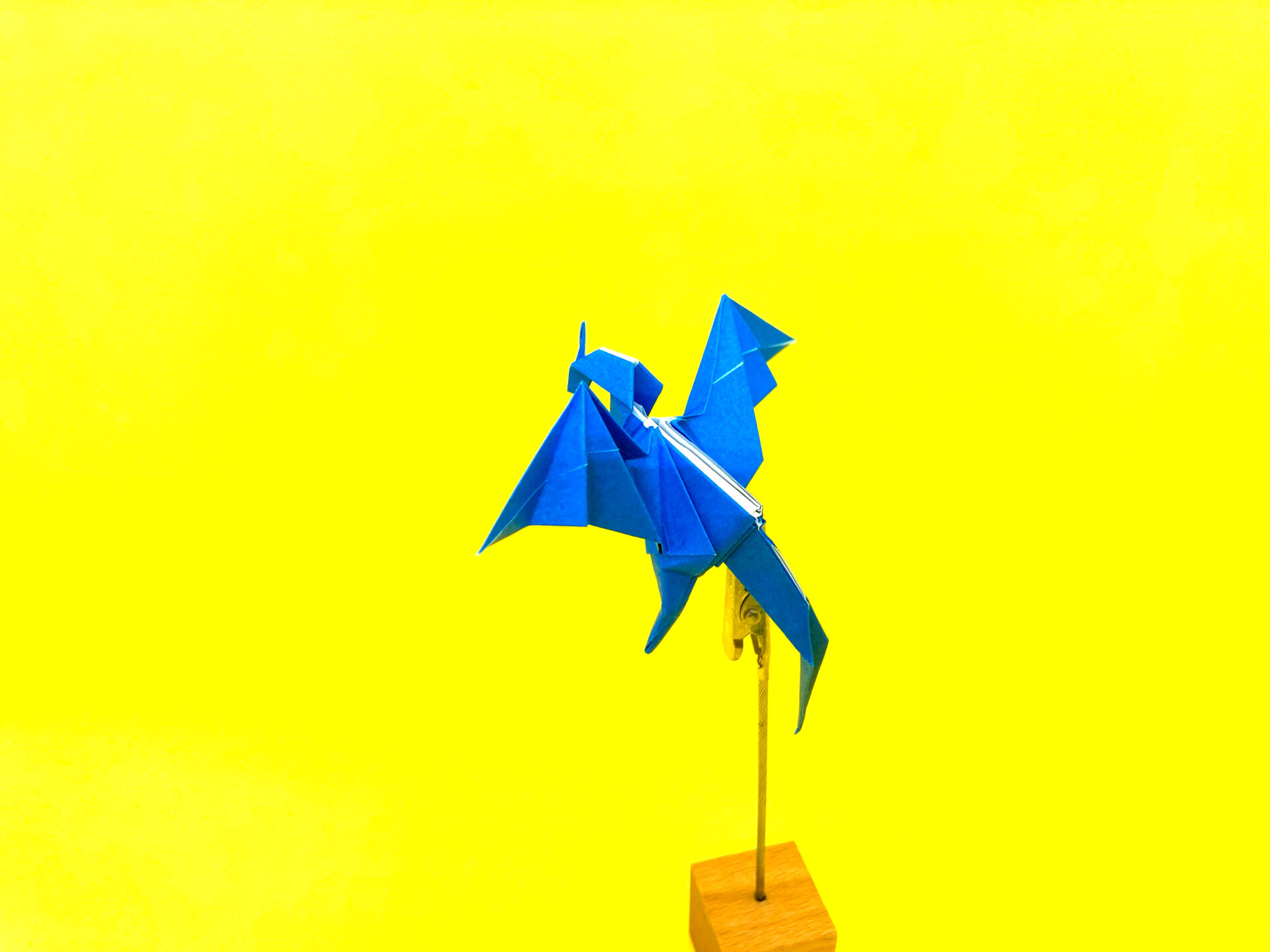 折り紙　ワイバーンの簡単な作り方17（ドラゴン125）～How to make an easy origami wyvern（dragon）～